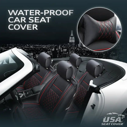 Alex Full Set Universal Breathable Waterproof Vehicle Leather Cover for Cars, SUV, Pick-up Truck