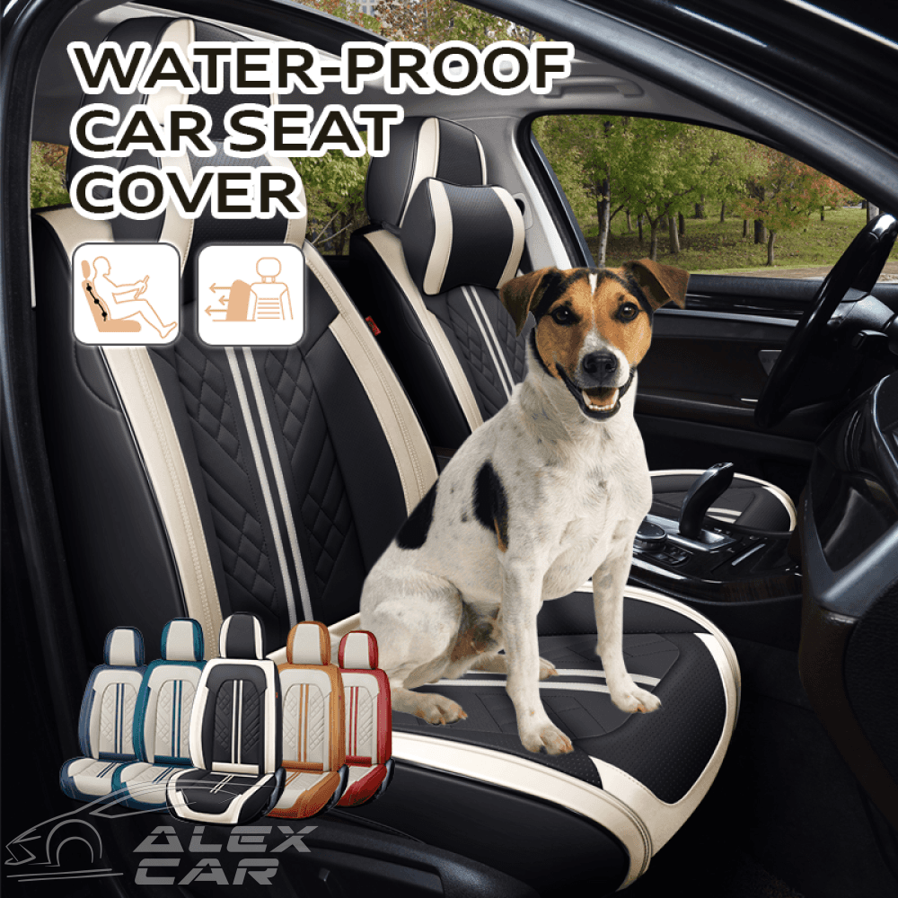 Zadie 2024 Full Set Universal Waterproof Breathable Vehicle Leather Cover for Cars, SUV, Pick-up Truck